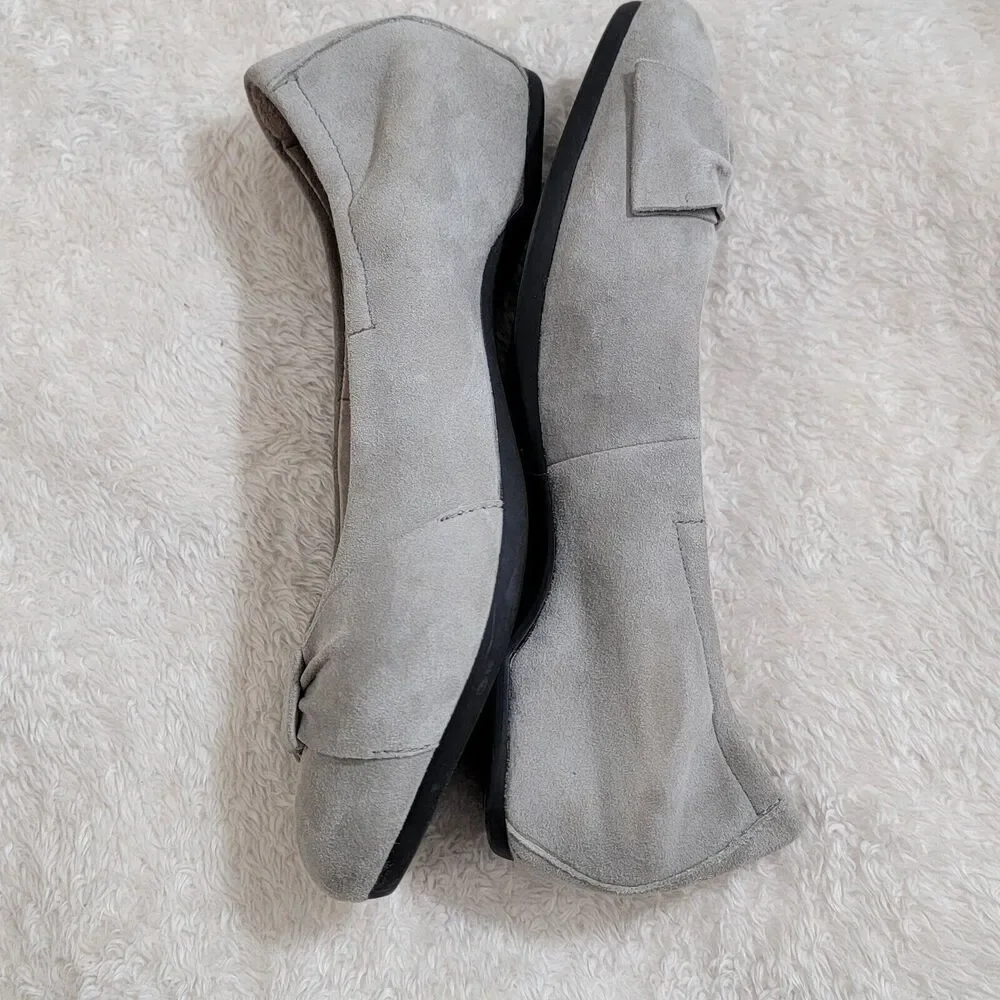 Dansko Lina Stone Suede Ballet Bow Flats‎ Comfort Size EU 36 US 5.5-6 EUC